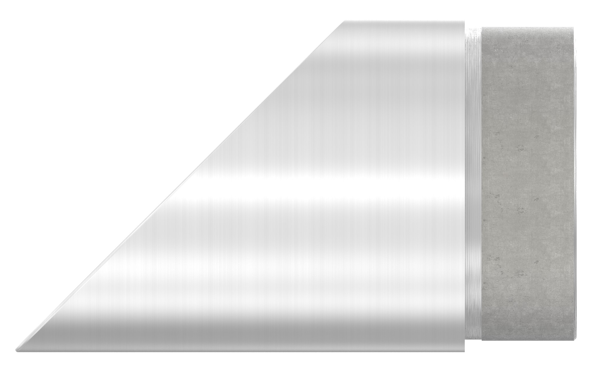 Endbogen 45°, für Rohr 60,3x2,0mm, V2A