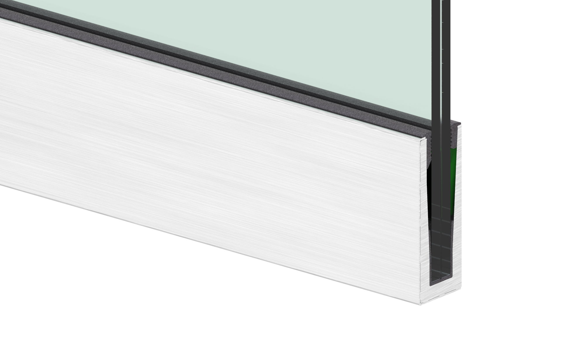 Alu-Profil ELEGANZA LIGHT, seitliche Montage, 6m Alu-Profil ELEGANZA LIGHT, seitliche Montage, 6m