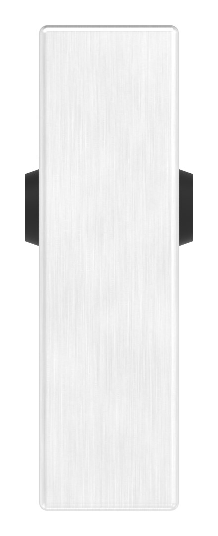 Edelstahlschlosskasten mit verzinktem Schloss, Abmessung: 50x94,5x173mm