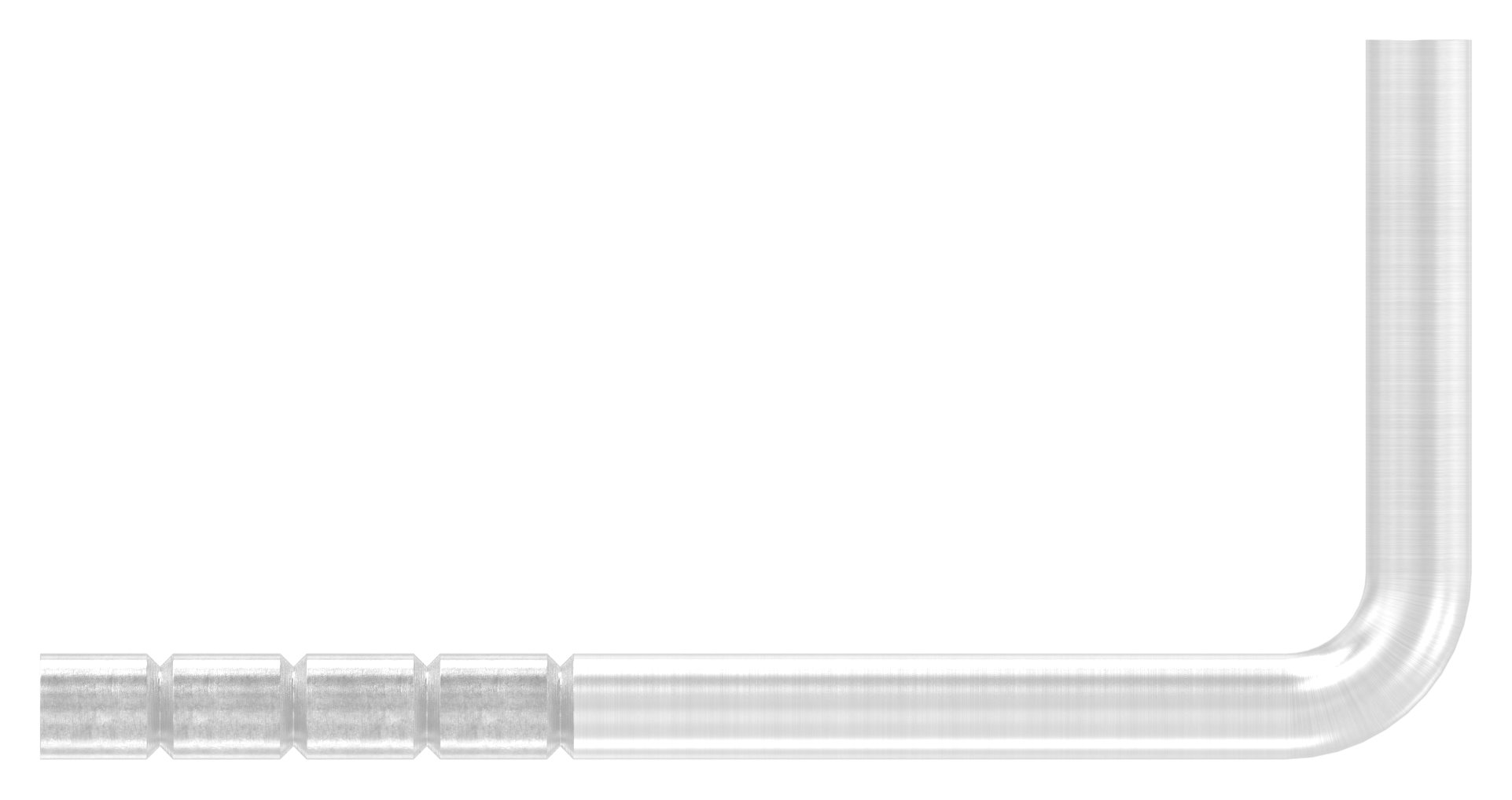 Handlaufhalter zum Einbetonieren, Bügel 12mm, V2A