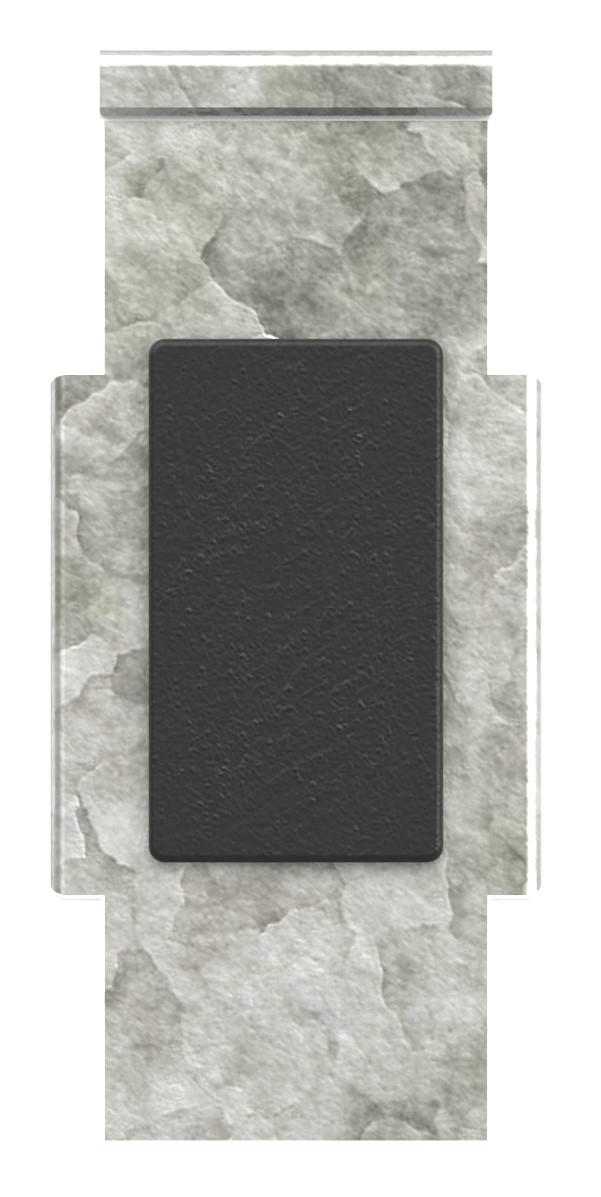 Sicherungsplatte für Mod. 31 , Zink roh Sicherungsplatte für Mod. 31 , Zink roh
