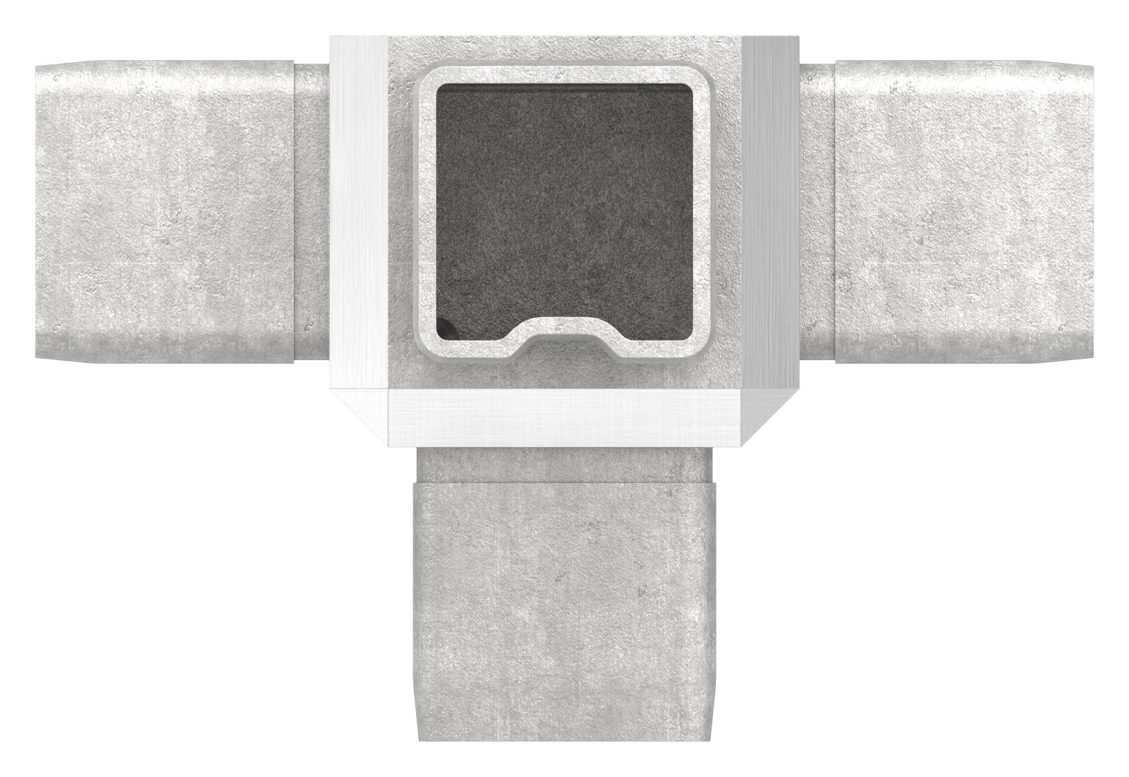 Verbinder für Rohr 30x30x2,00mm, V4A