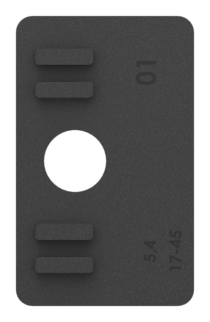 Gummi für Mod. 35, ESG-Glas 10mm Gummi für Mod. 35, ESG-Glas 10mm