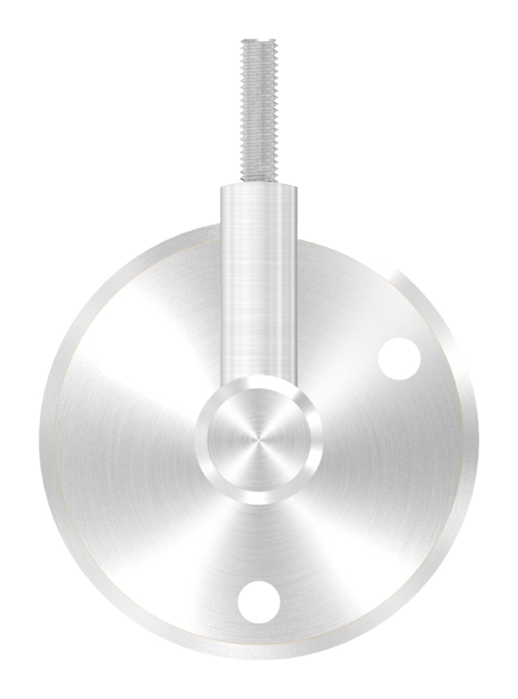 Handlaufhalter zum Anschrauben, Linsenkopfschraube (Ronde und Bügel verschraubt), V2A