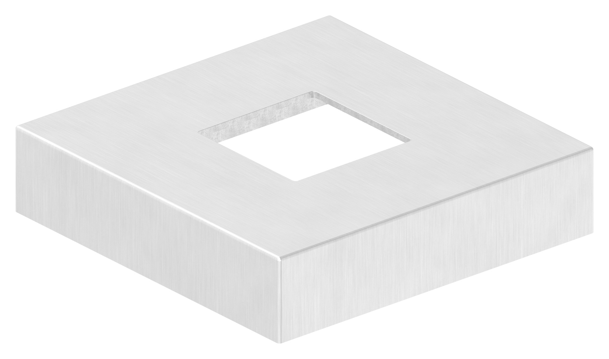 Abdeckrosette, 109x109x25mm, V4A