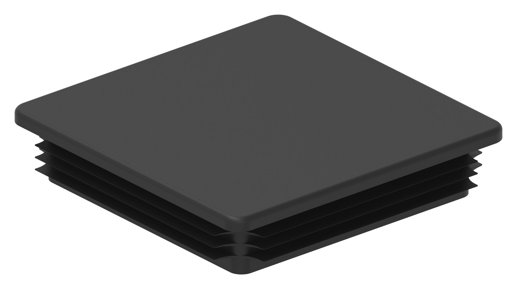 Kunststoffkappe für Quadratrohr 120x120mm