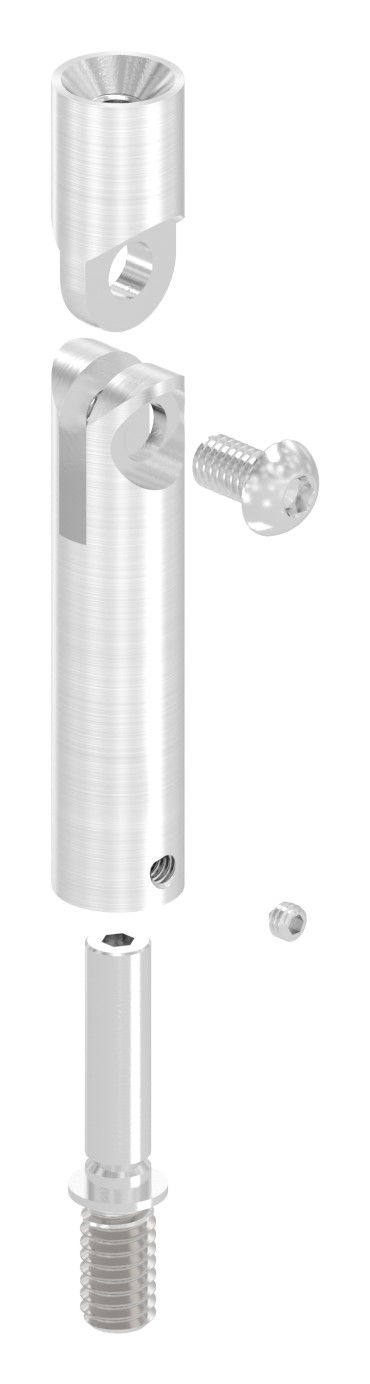 Gelenkstift Ø 14mm, L: 76mm, V2A