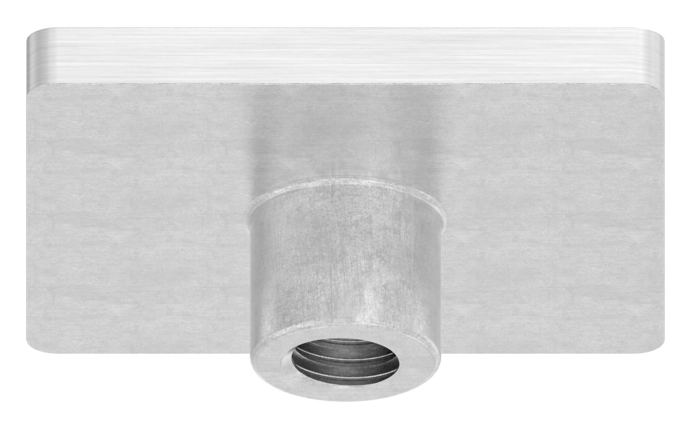 Platte, 40x40mm, M8, V2A