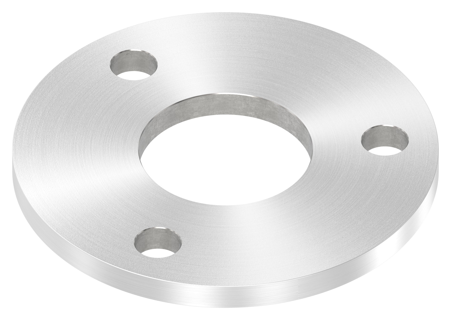 Ankerplatte Ø 120x8mm, mit Rundschliff, V2A