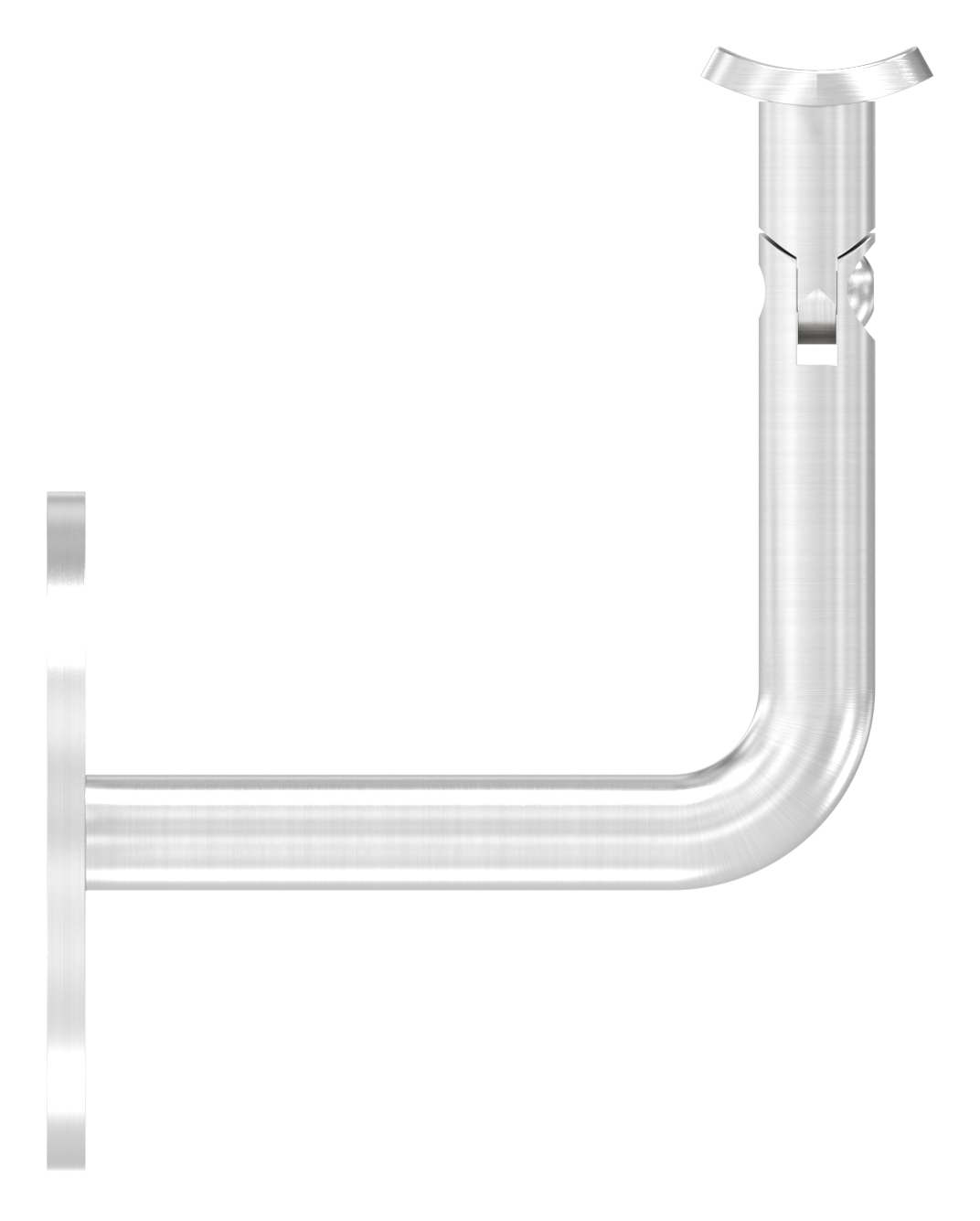 Handlaufhalter mit Halteplatte 42,4mm