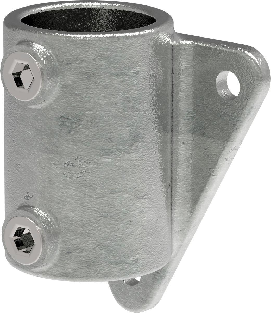 Wandhalter mit 3 Bohrungen, für Rohr Ø 48,3mm