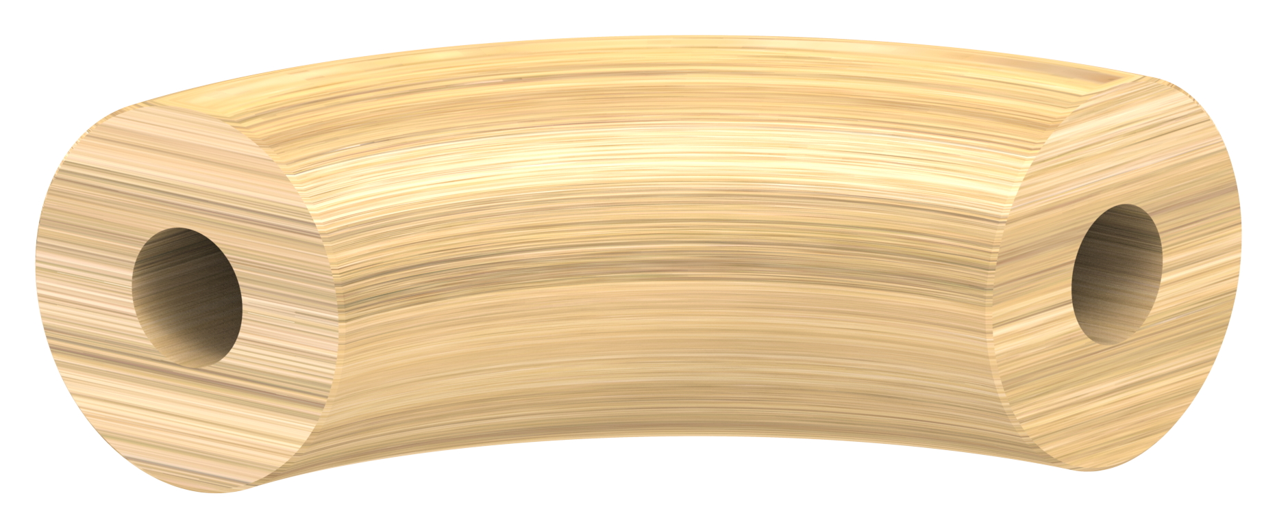 90° Bogen für Holzhandlauf Eiche, Ø 42,4mm