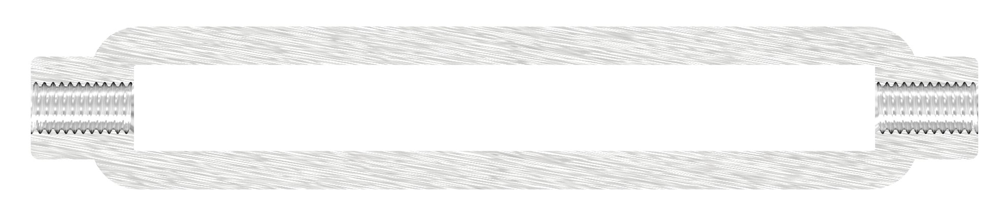 Spannschloss mit Gewinde M6, V4A