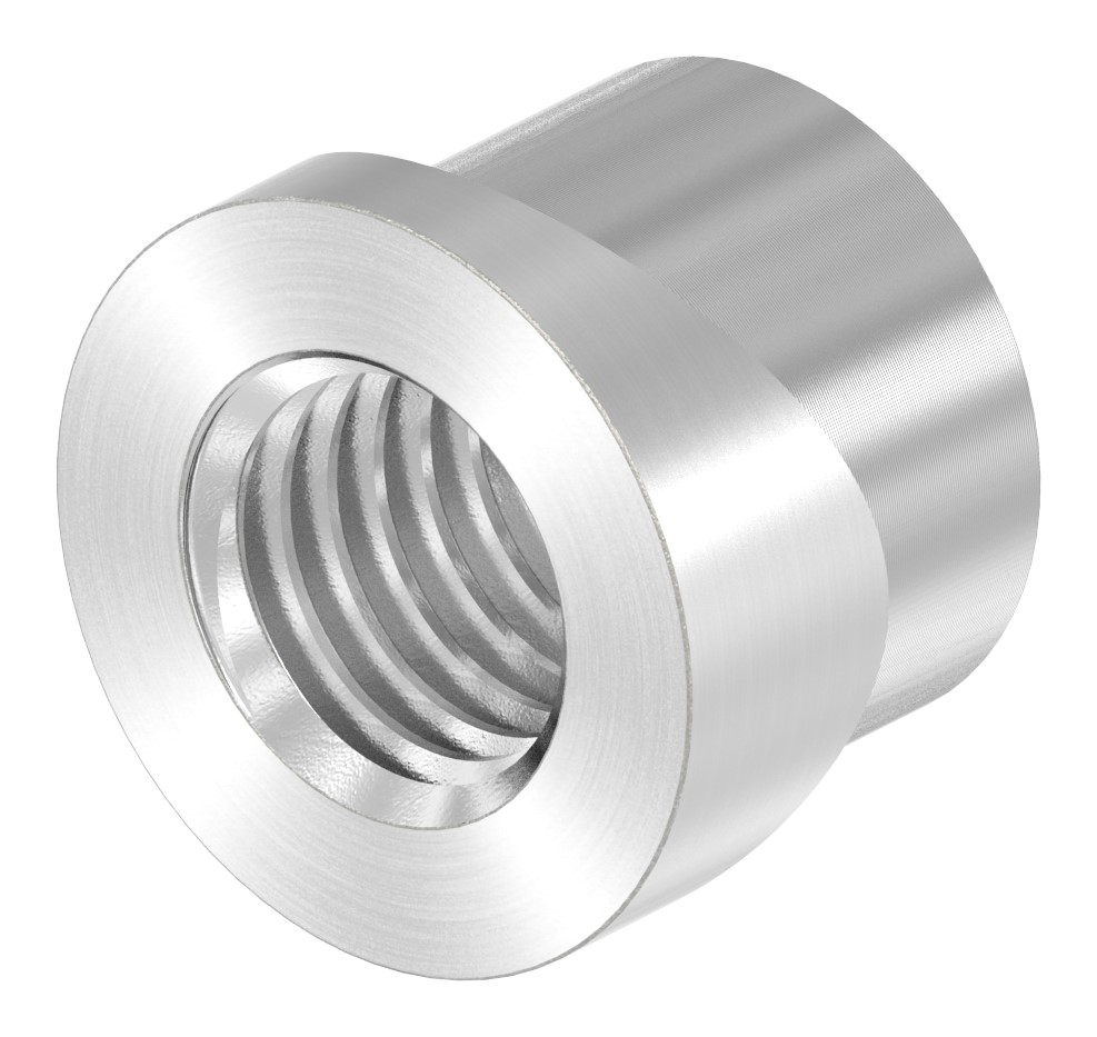 Gewindehülse, passend zu Torband 120-M12-VA, für Rohr 26,9mm, V2A Gewindehülse, passend zu Torband 120-M12-VA, für Rohr 26,9mm, V2A