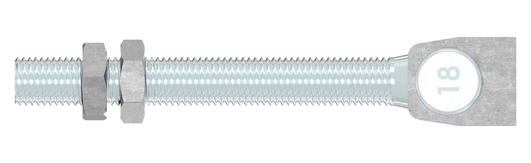 Torband M18, galvanisch verzinkt