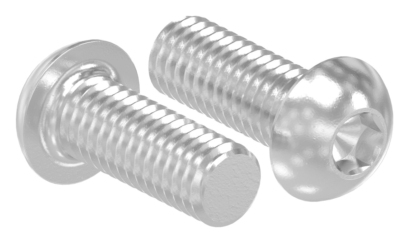 Rundkopfschraube M6x16, V4A, DIN 7380-1 Rundkopfschraube M6x16, V4A, DIN 7380-1