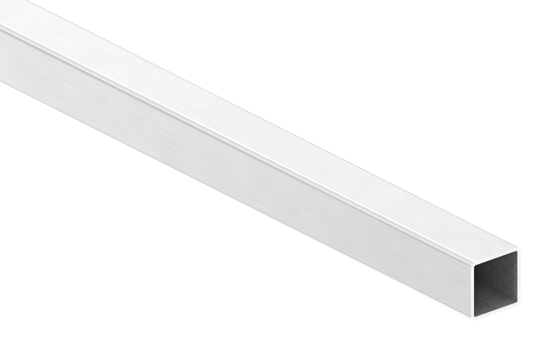 Quadratrohr, 30x30x2,0mm, L: 3000mm, V2A