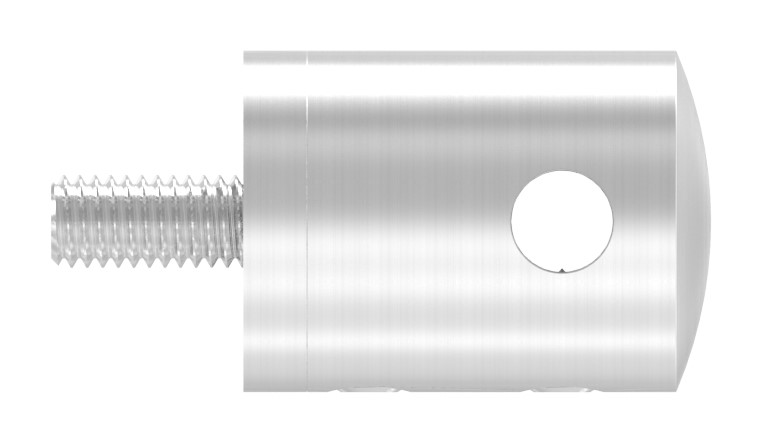 Seilhalter, für 5mm Seil, Anschluss: gerade, V2A