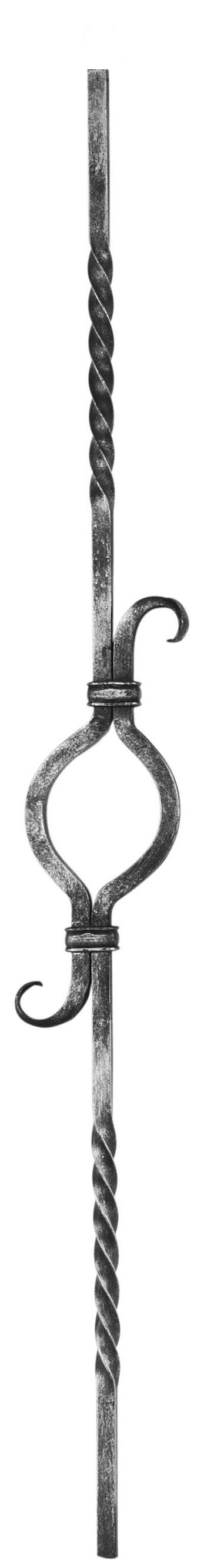 Zierstab 12x12mm, glatt, H: 900mm
