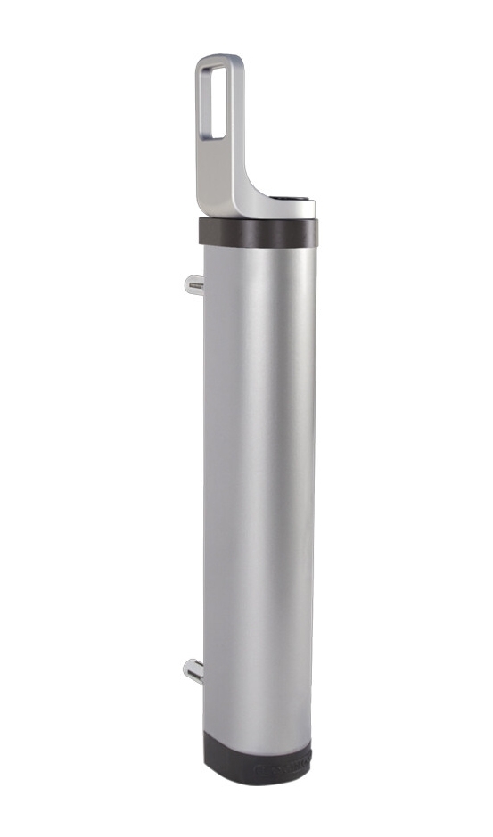 Ästhetischer 180° Torschließer mit direkter Verbindung zum Torband - THINO, Farbe silber