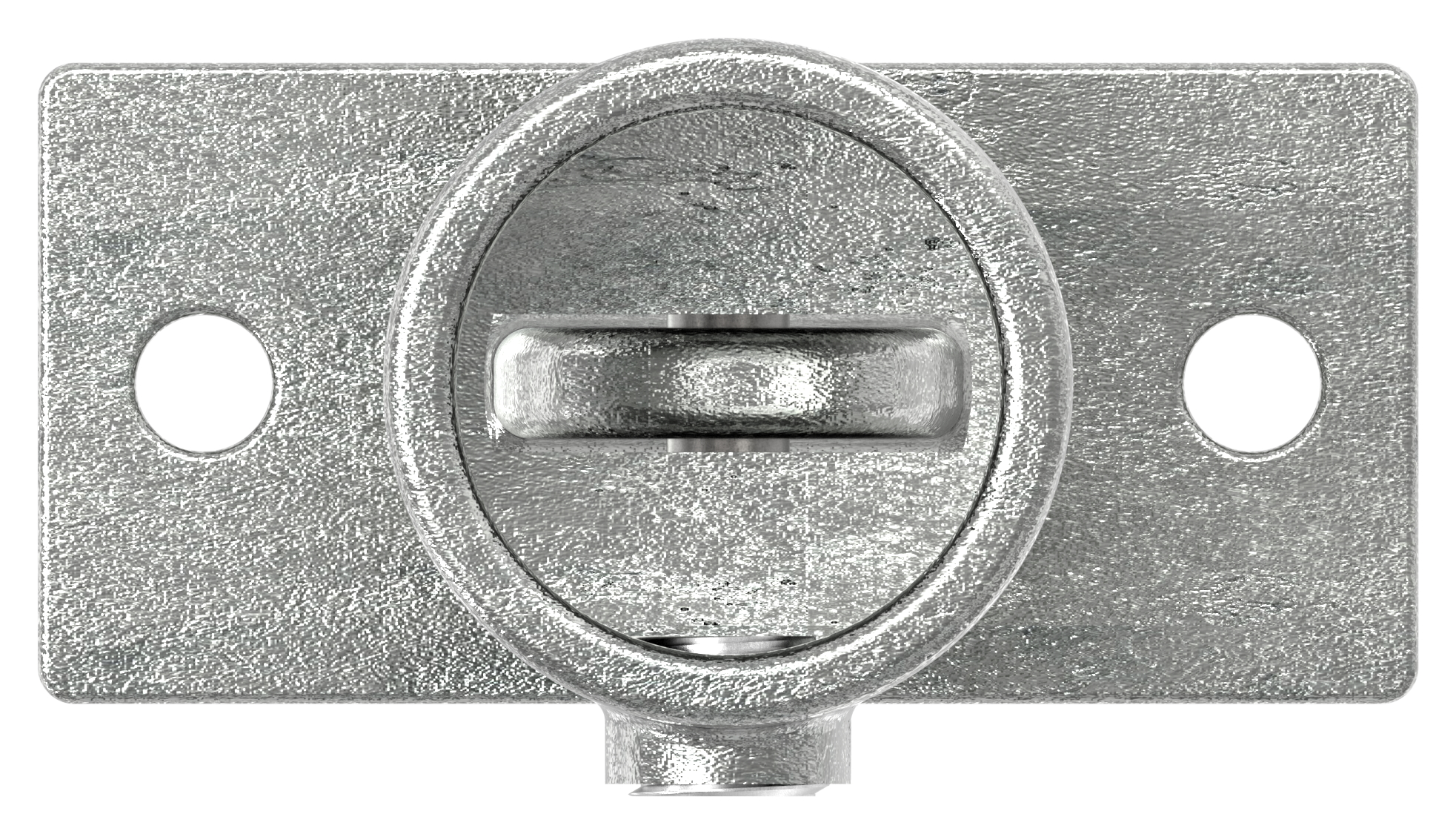 Wandhalter verst. mit 2 Bohrungen, für Rohr Ø 42,4mm