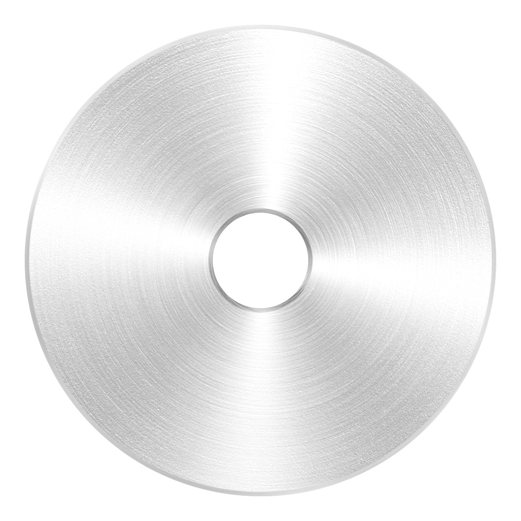 Unterteil Ø 52 mm, mit Durchgangsbohrung , t: 30mm, V2A