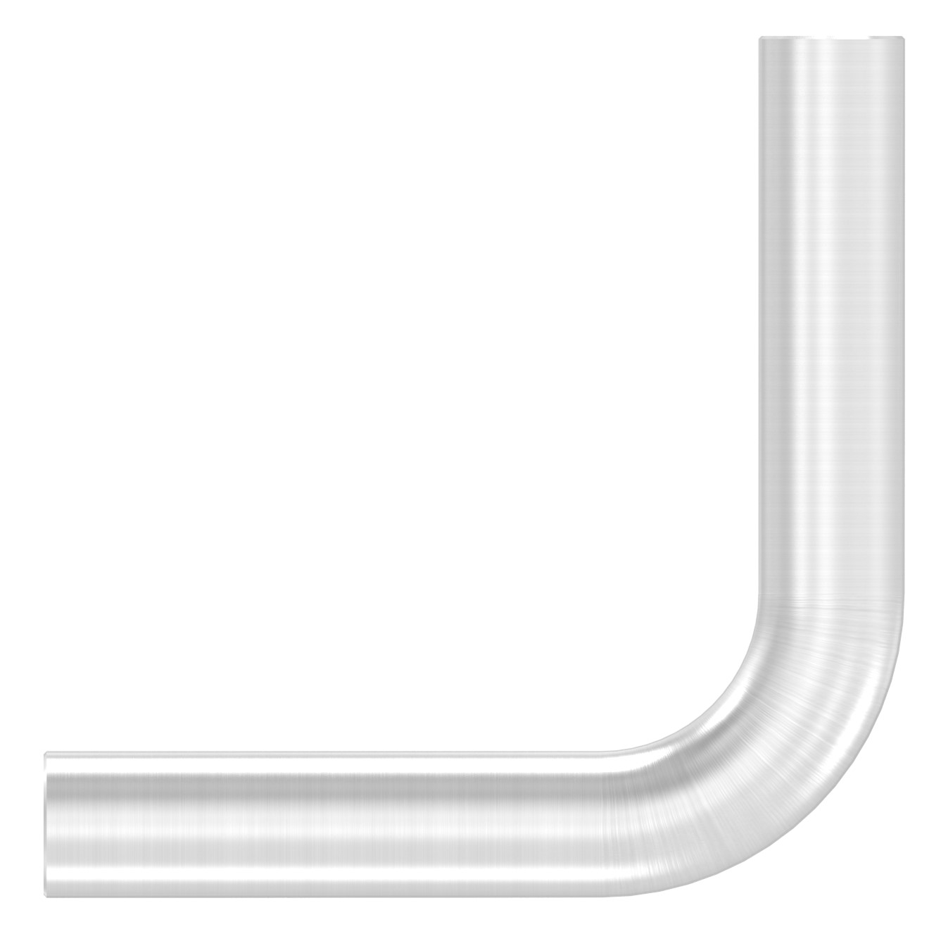 Bügel Ø 14mm, 90° gebogen, ohne Gewinde, V2A
