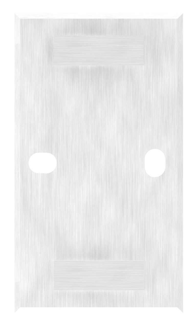 Wandbefestigung für Geländerpfosten 40x40mm, V2A Wandbefestigung für Geländerpfosten 40x40mm, V2A