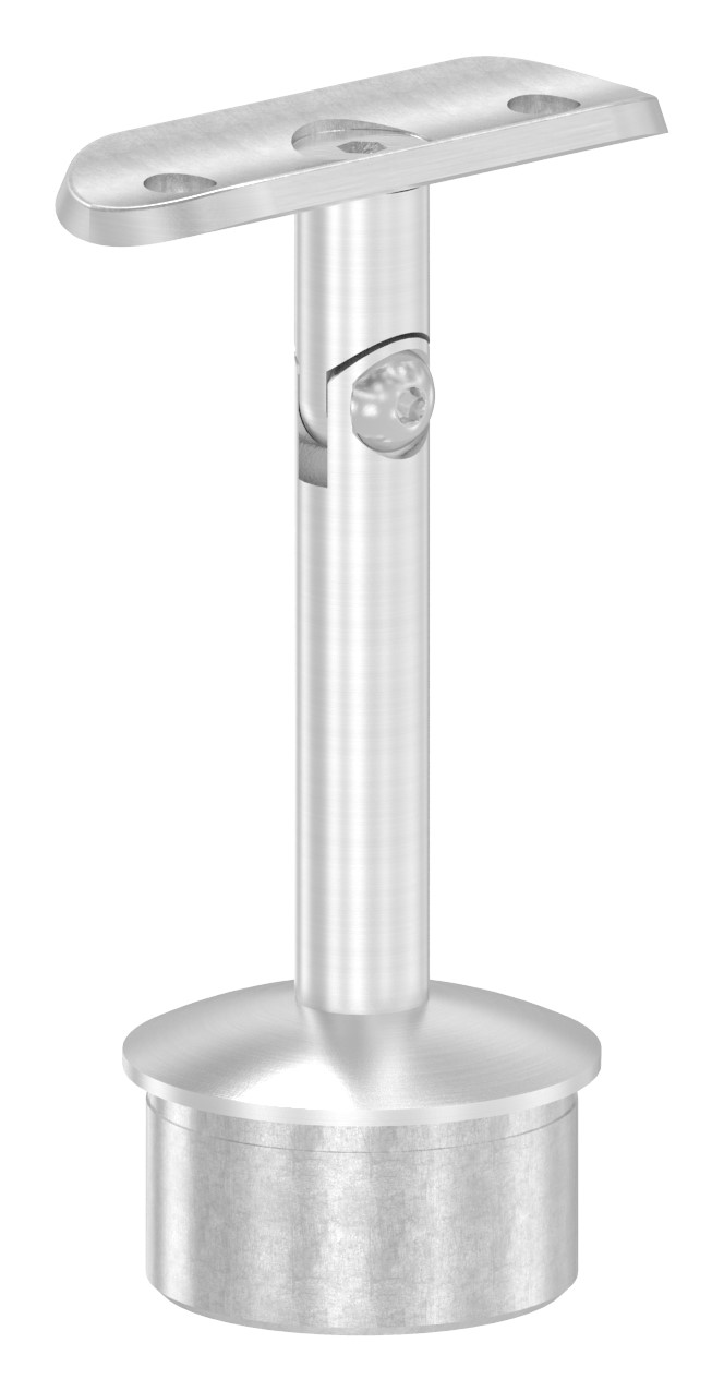 Rohrabschlussstopfen für Rohr 42,4x2,0mm, Handlaufanschlussplatte: 42,4mm, V2A