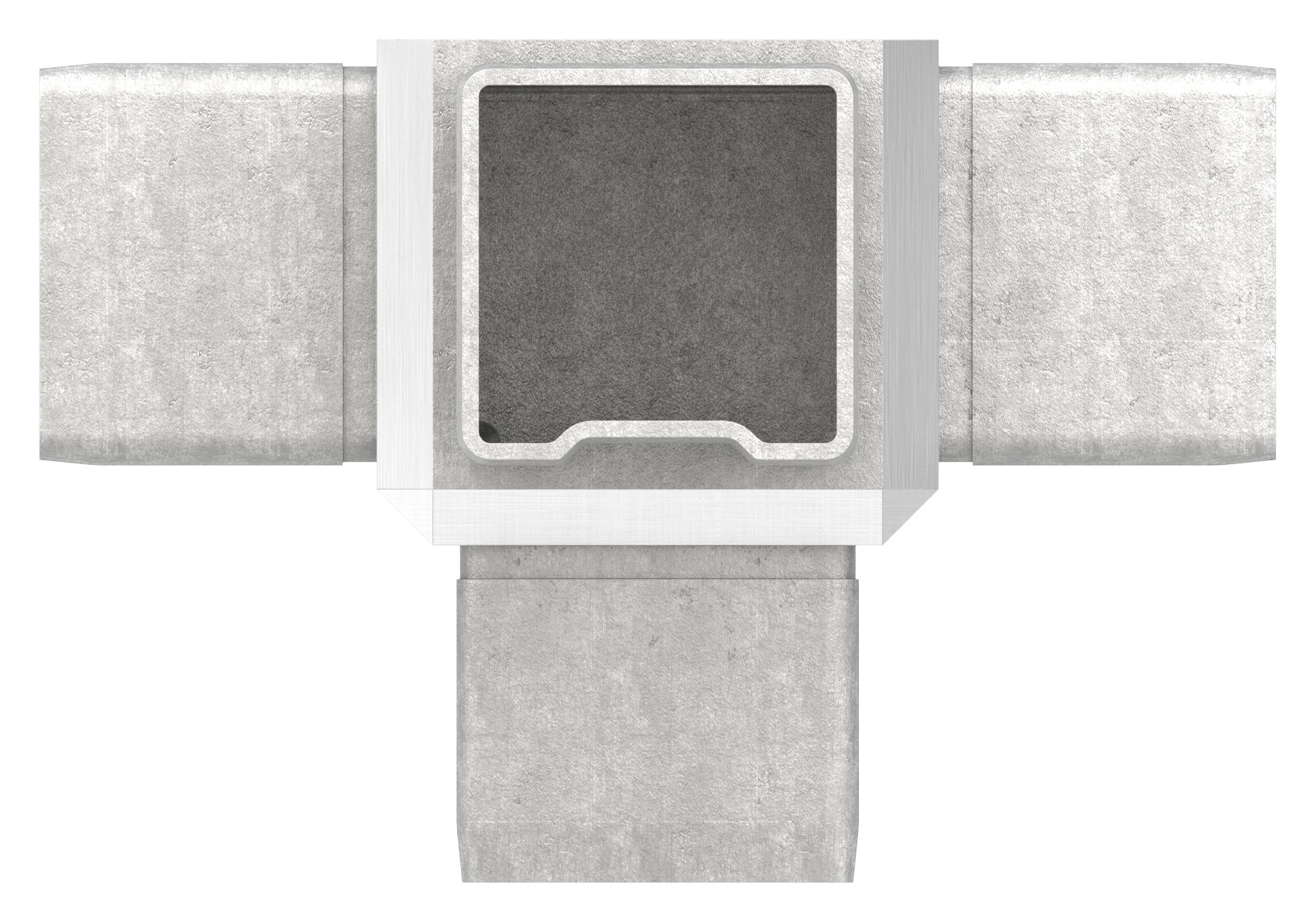 Verbinder für Rohr  40x40x2,00mm, V4A