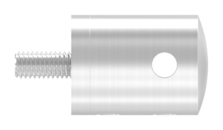 Seilhalter, für 4mm Seil, Anschluss: gerade, V2A