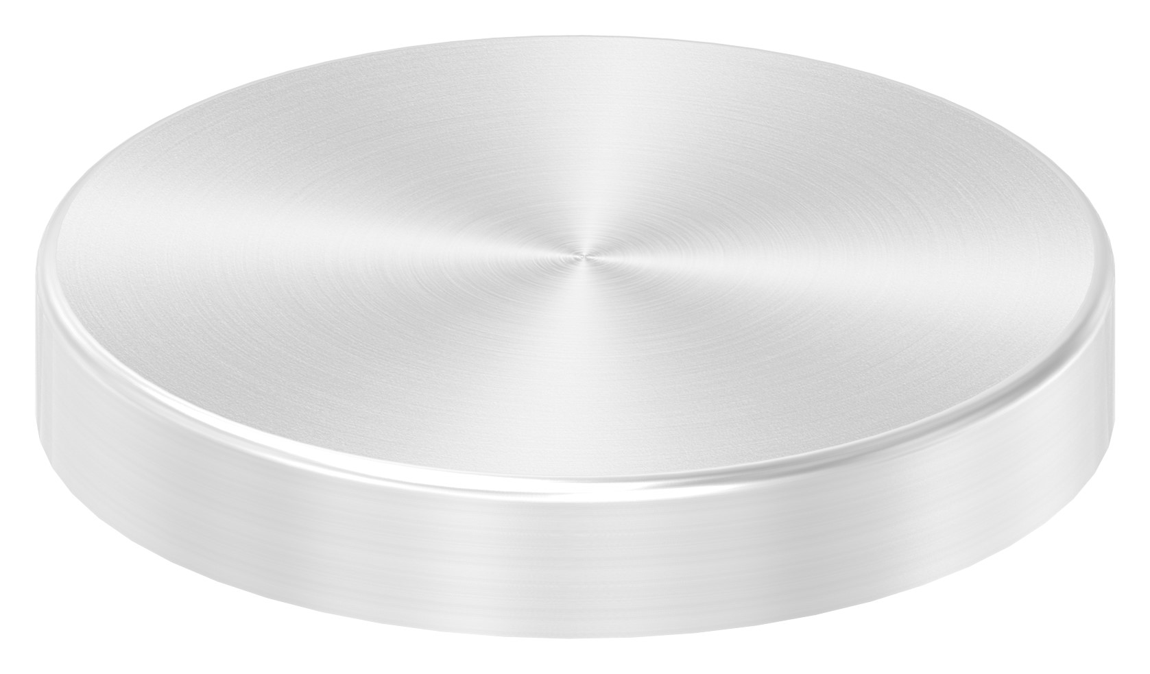 Abdeckrosette, 76x12mm, ohne Bohrung, V2A