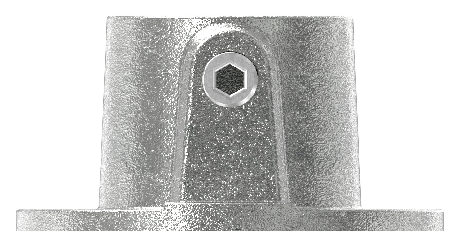 Wandhalter mit 4 Bohrungen, für Rohr Ø 60,3mm