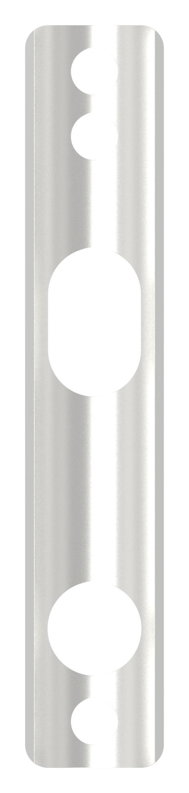 Schlossausgleichsblech mit Anschluss auf 33,7mm Schlossausgleichsblech mit Anschluss auf 33,7mm