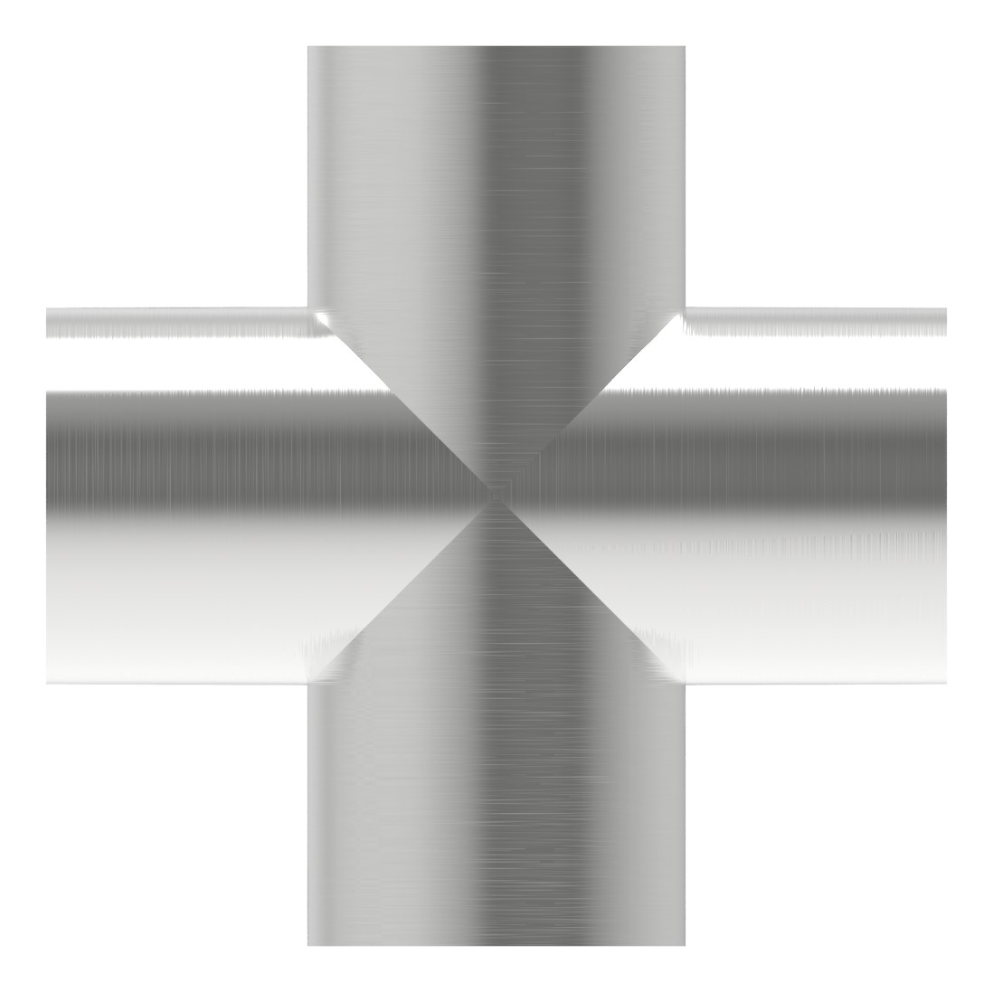 Kreuzstück, 48,3x2,0mm, V2A