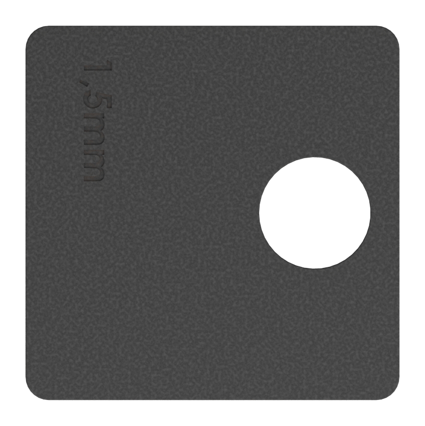 1 Paar Gummi für Mod. 36, für Blech 1,5mm