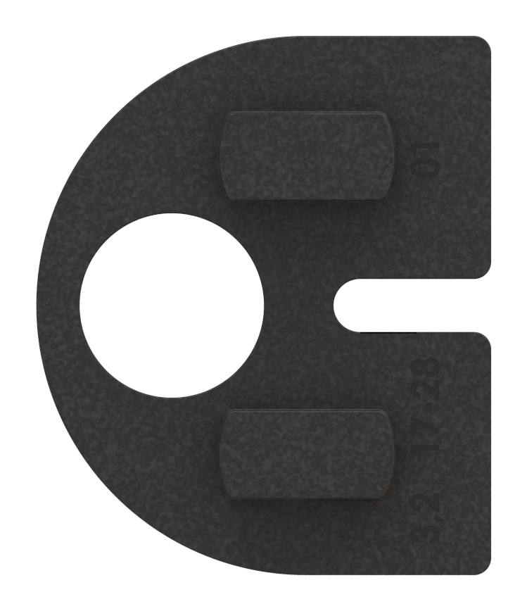 Gummi für Mod. 28, VSG-Glas 9,52mm