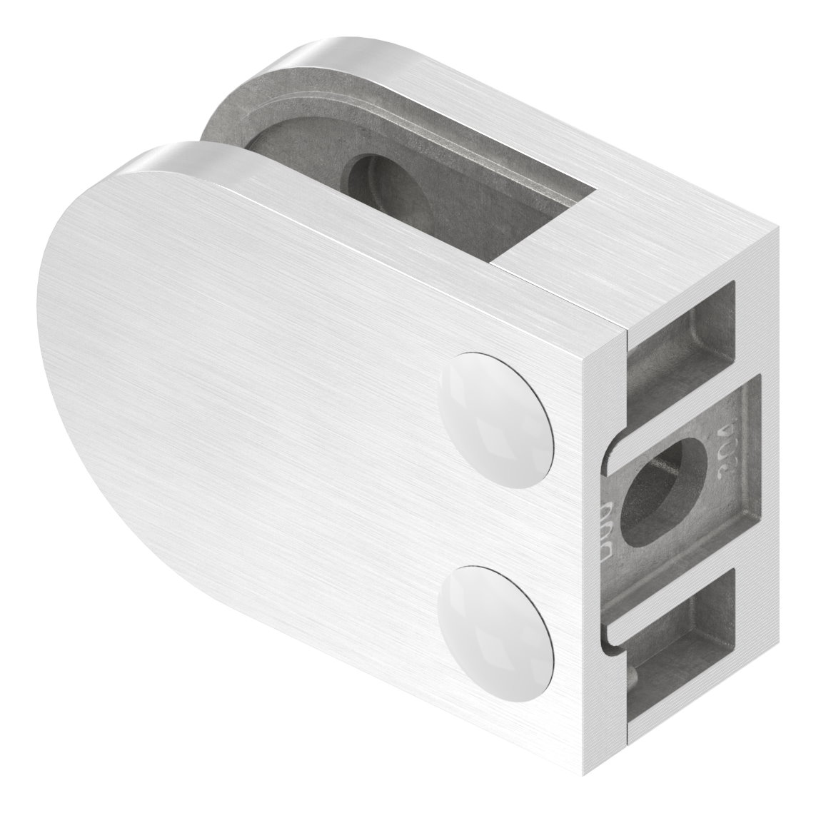 Glasklemme Mod. 32, Anschluss: gerade, V2A