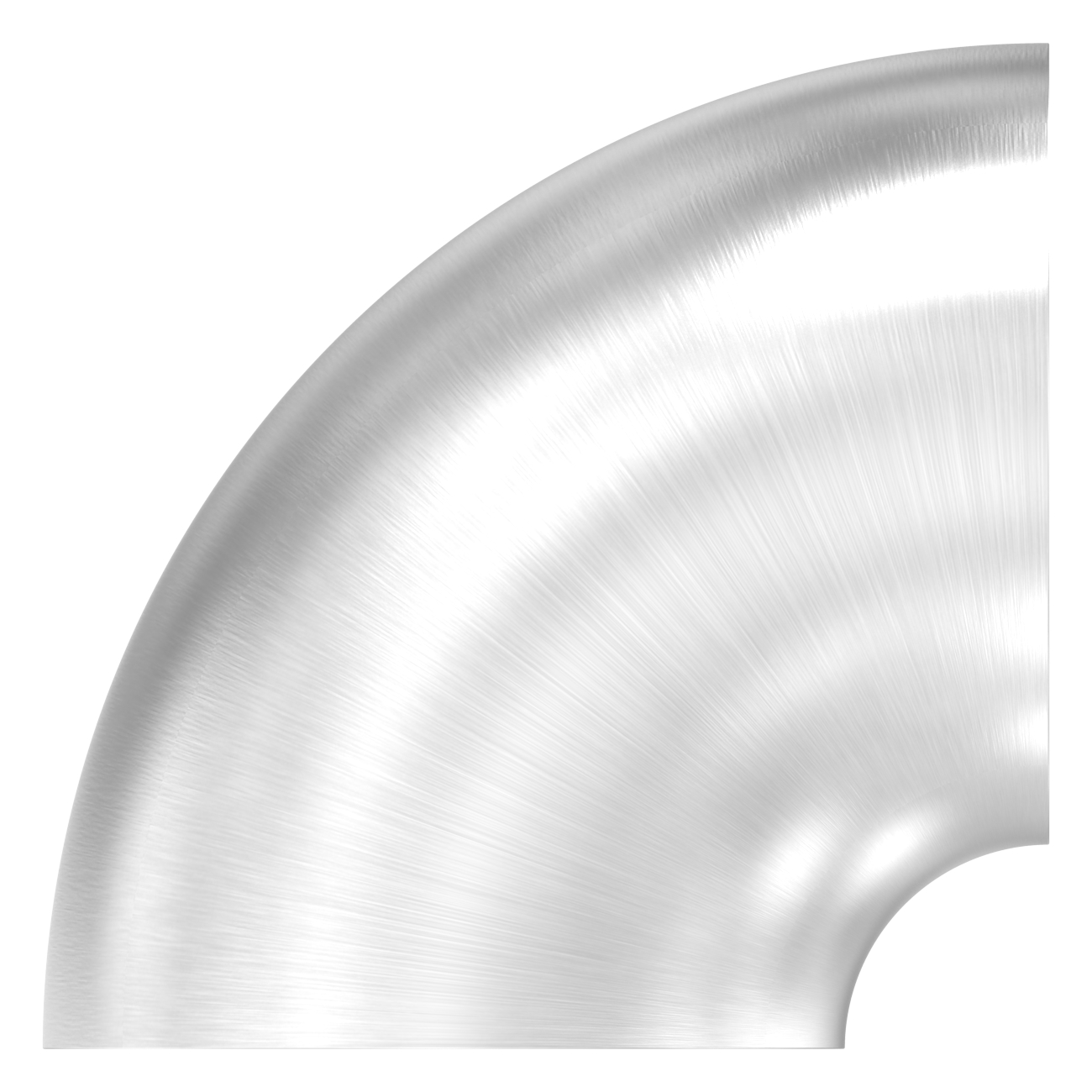 Schweißbogen 90°, 42,4x2,0mm, V2A