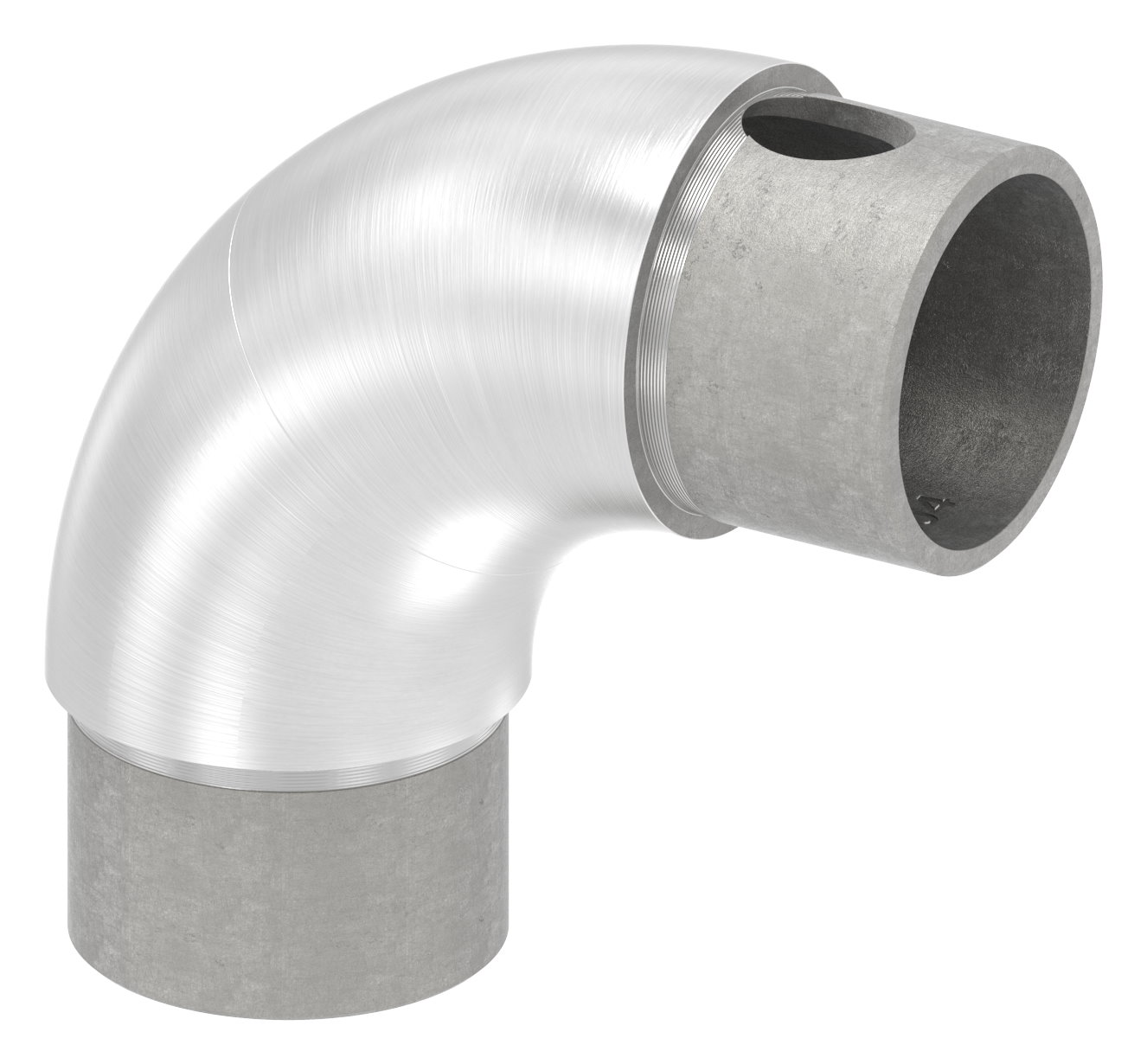 Rohrbogen verstellbar, hohl für Kabeldurchführung, für 42,4x2,0mm, V2A Rohrbogen verstellbar, hohl für Kabeldurchführung, für 42,4x2,0mm, V2A