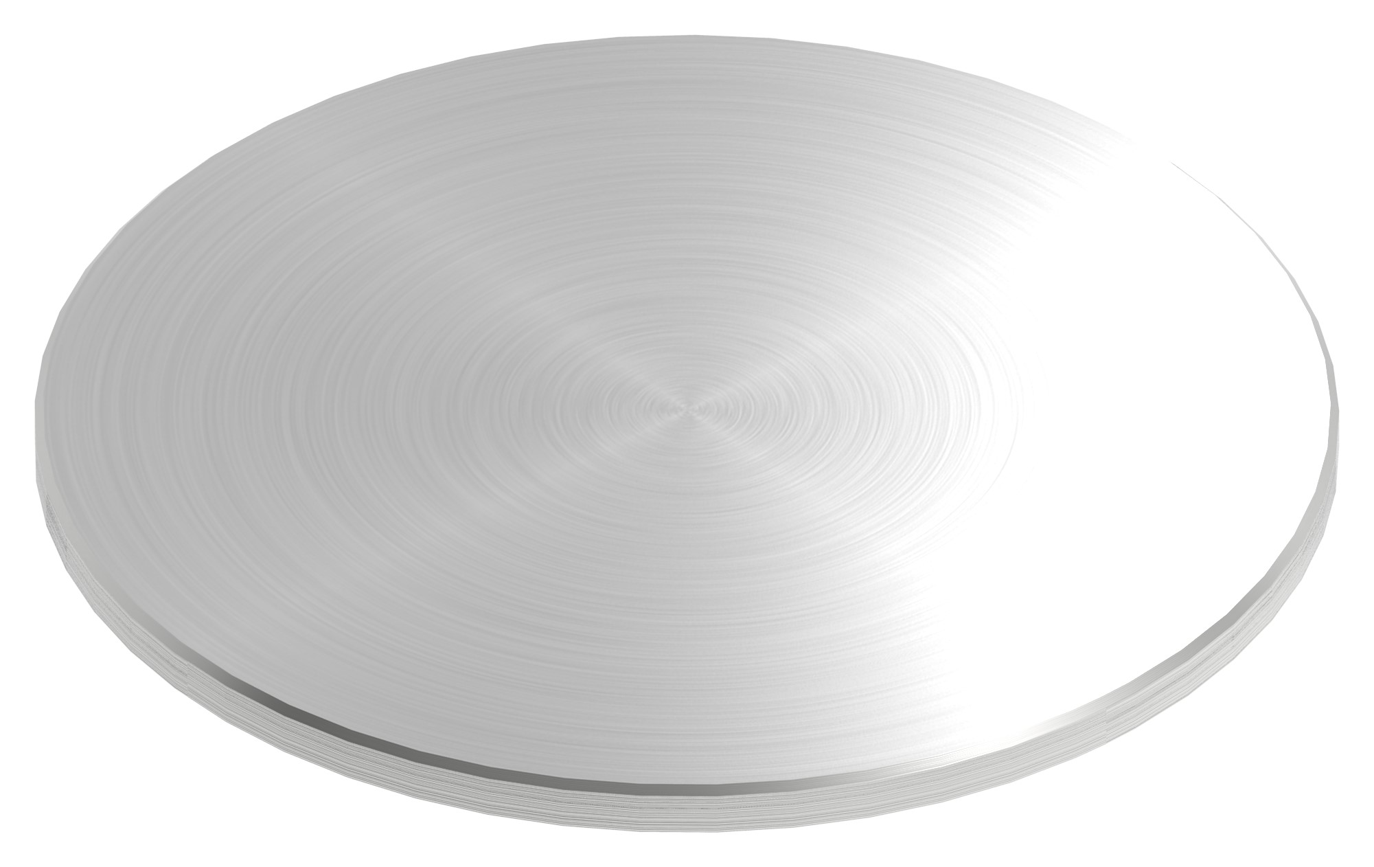 Ronde Ø 150x6mm, mit Rundschliff und Fase, V2A