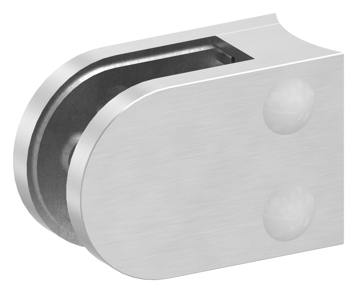 Glasklemme Mod. 33, Anschluss: 60,3mm, in V2A Glasklemme Mod. 33, Anschluss: 60,3mm, in V2A