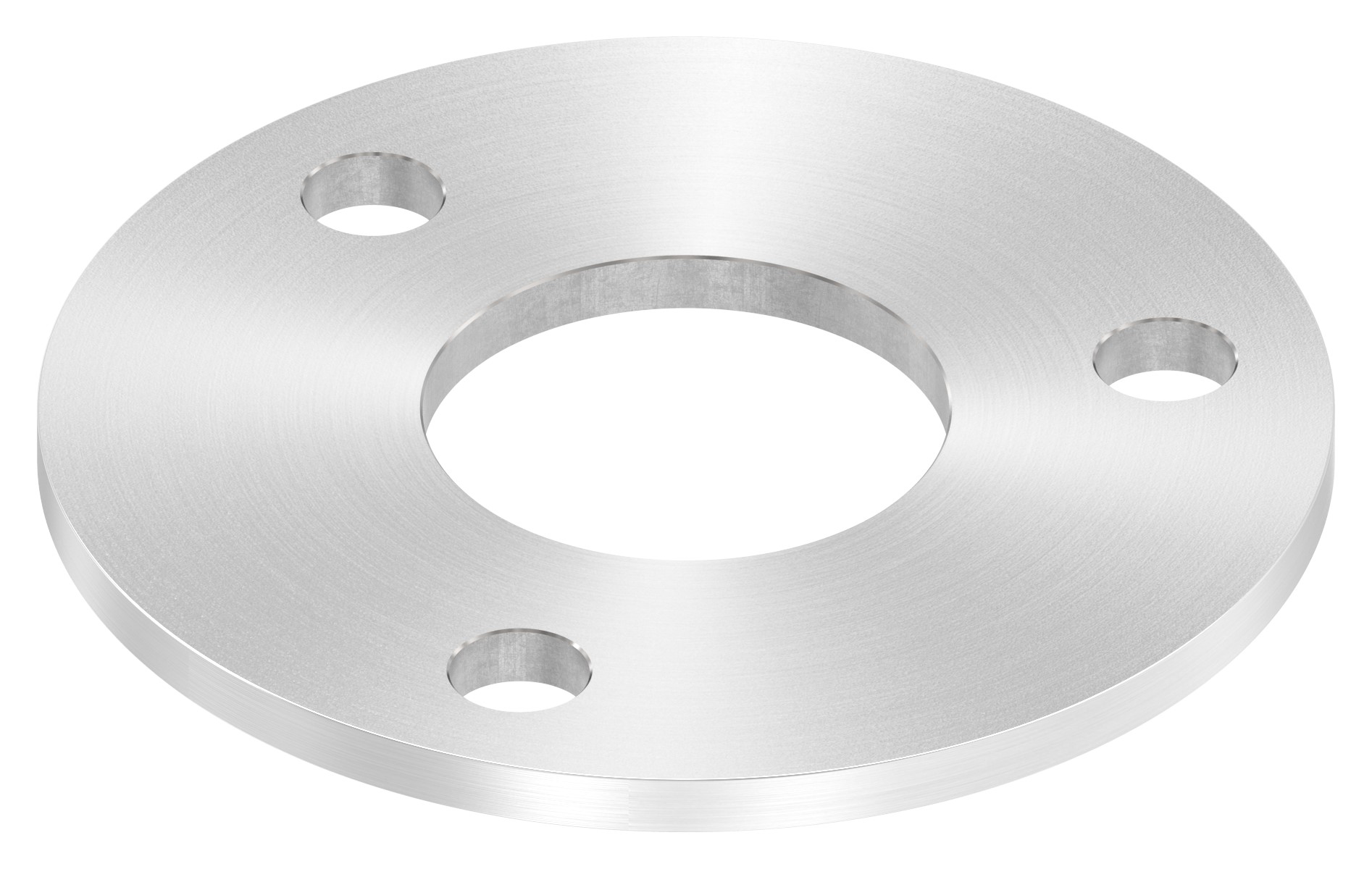Ankerplatte Ø 120x6mm, mit Rundschliff, V2A