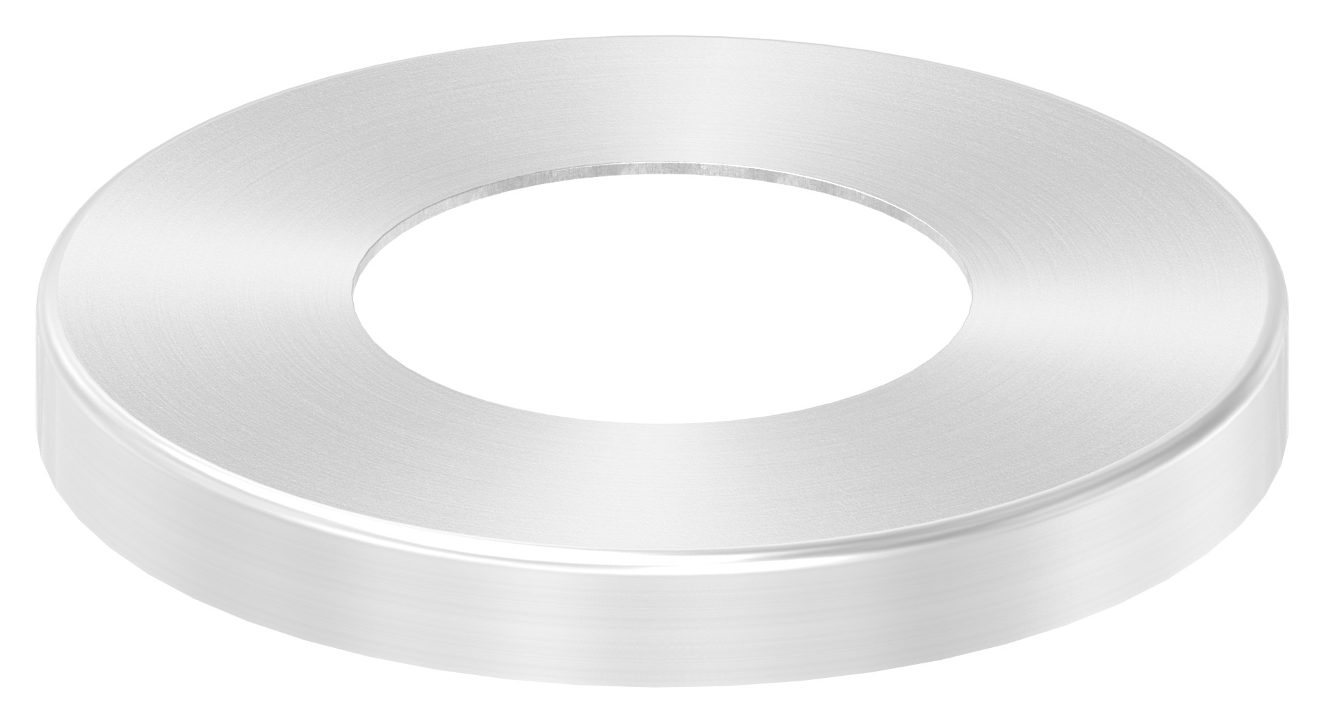 Abdeckrosette, 87x10mm, Bohrung 43mm, V2A