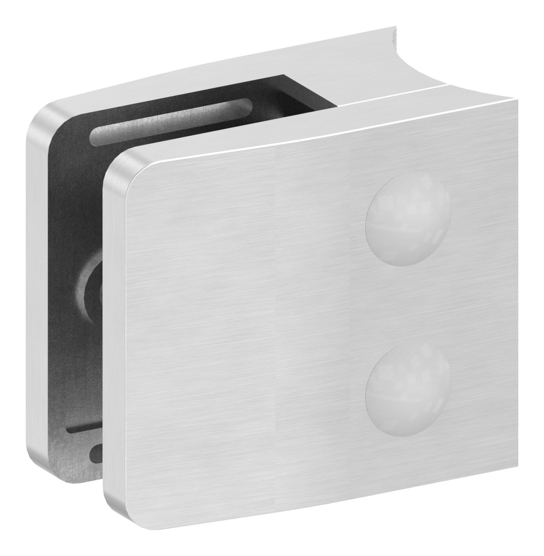 Glasklemme Mod. 34, Anschluss: 48,3mm, V4A Glasklemme Mod. 34, Anschluss: 48,3mm, V4A