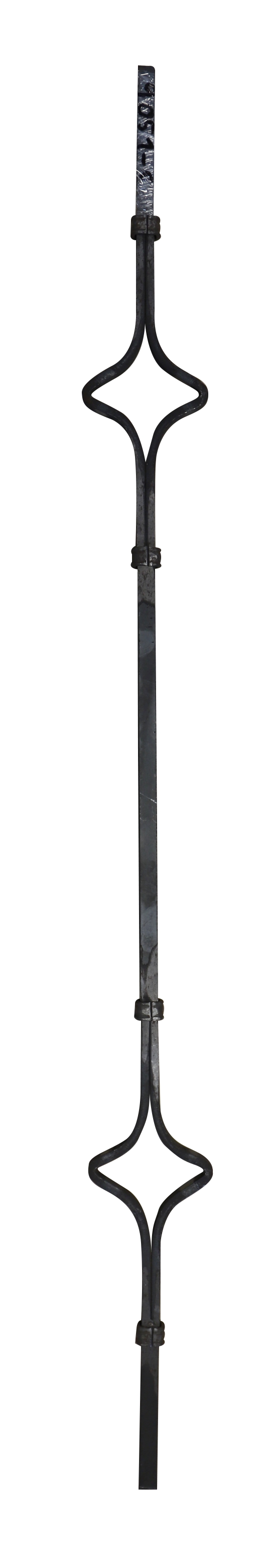 Zierstab 12x12 glatt, H: 900mm