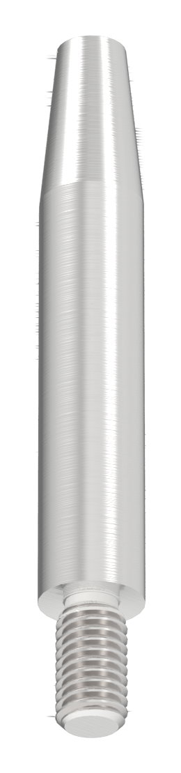 Stift Ø 12mm, L: 75mm, abgedreht, V2A