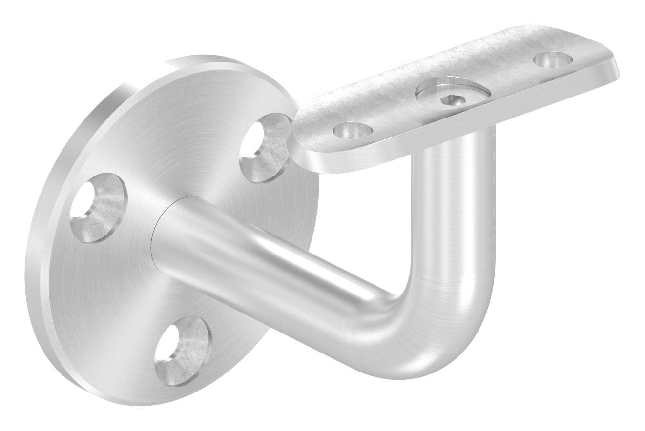 Handlaufhalter ohne Kabeldurchführung für LED Handläufe, Vollmaterial, V4A
