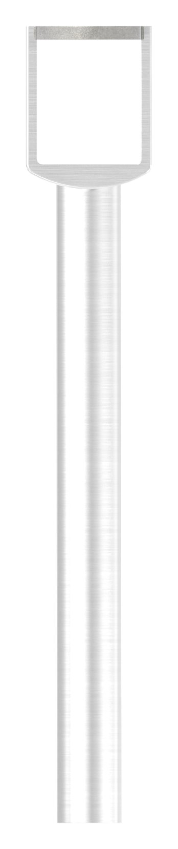 Stift mit Anschlussplatte für LED-Handlauf, voll, V2A