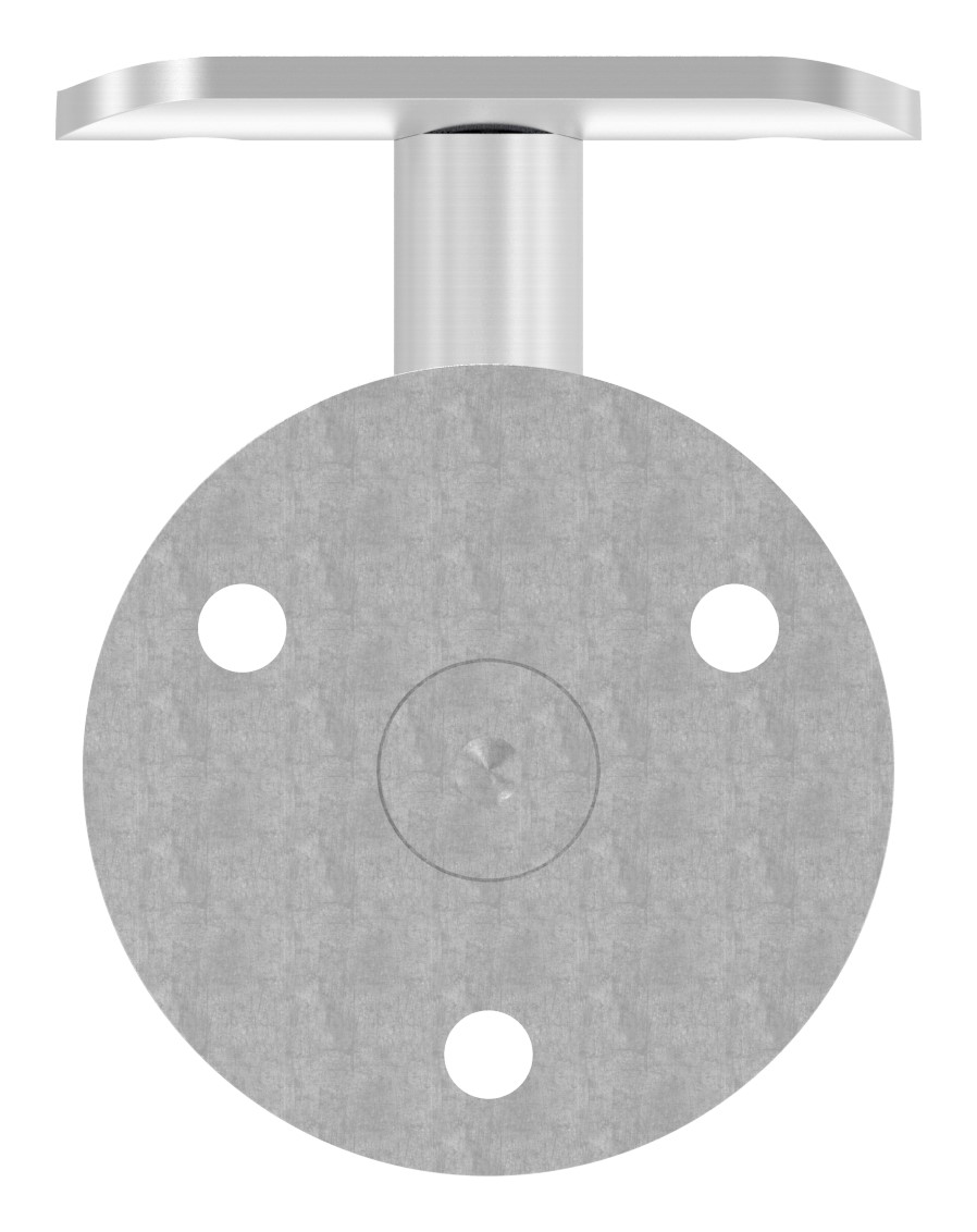 Handlaufhalter ohne Kabeldurchführung für LED Handläufe, Vollmaterial, V4A